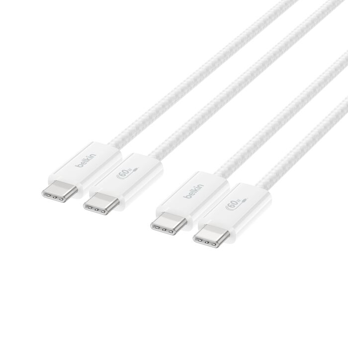BELKIN BoostCharge USB-C至USB-C編織連接線(60W/1.5米/2PK) thumbnail 4
