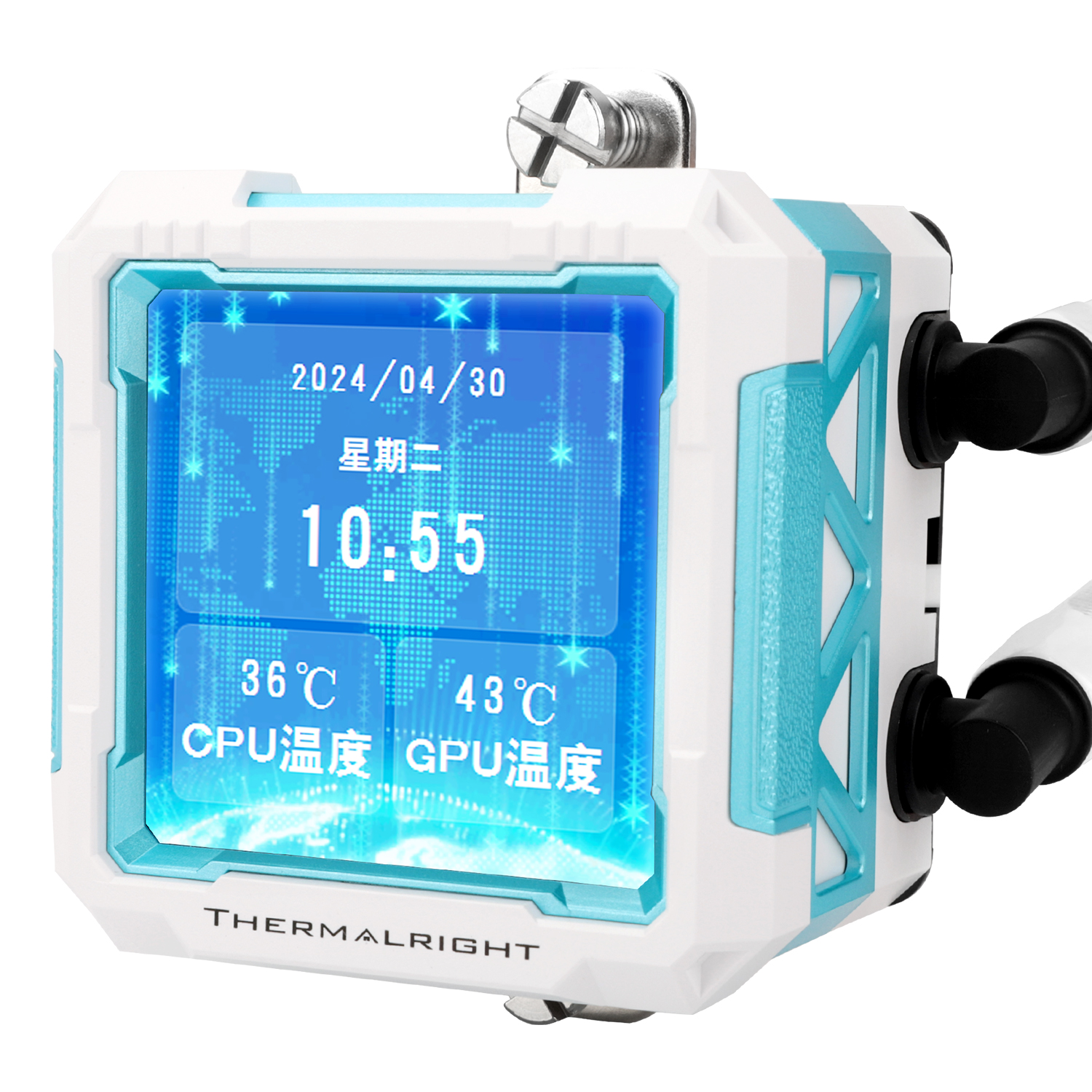 THERMALRIGHT FROZEN WARFRAME PRO 360 W/2.73IPS SCREEN WHITE thumbnail 6