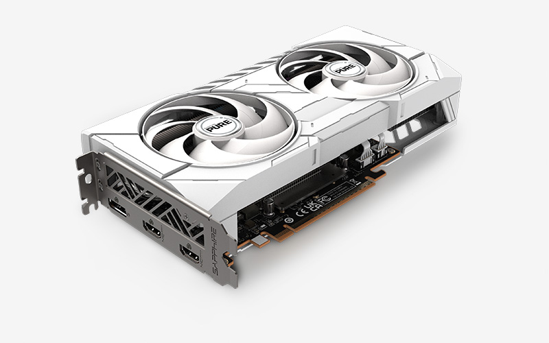 SAPPHIRE RX9060XT PURE GAMING OC 16GB DDR6 thumbnail 2