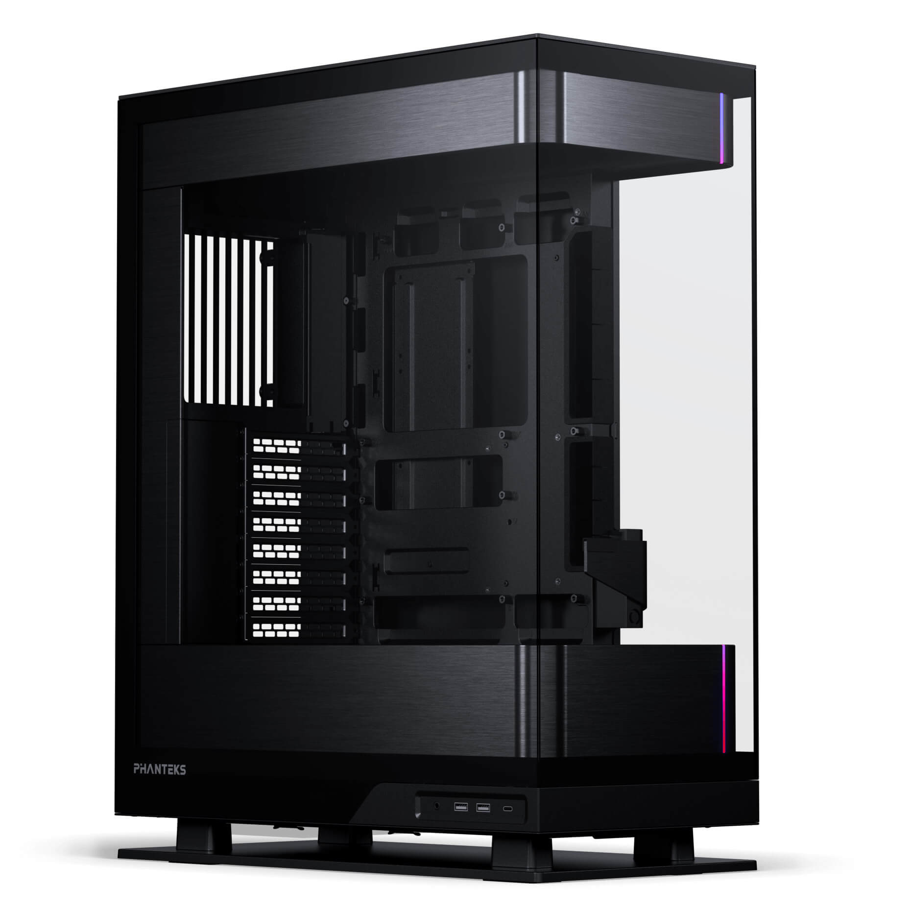 EVOLV X2 TEMPERED GLASS MID TOWER CASE BLACK