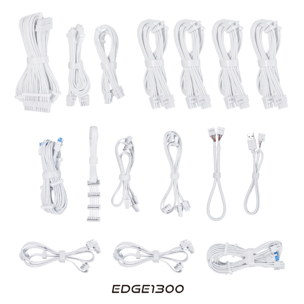 LIAN LI EDGE SERIES 1300W ATX 3.1 FULL MODULAR PLATINUM WH thumbnail 4