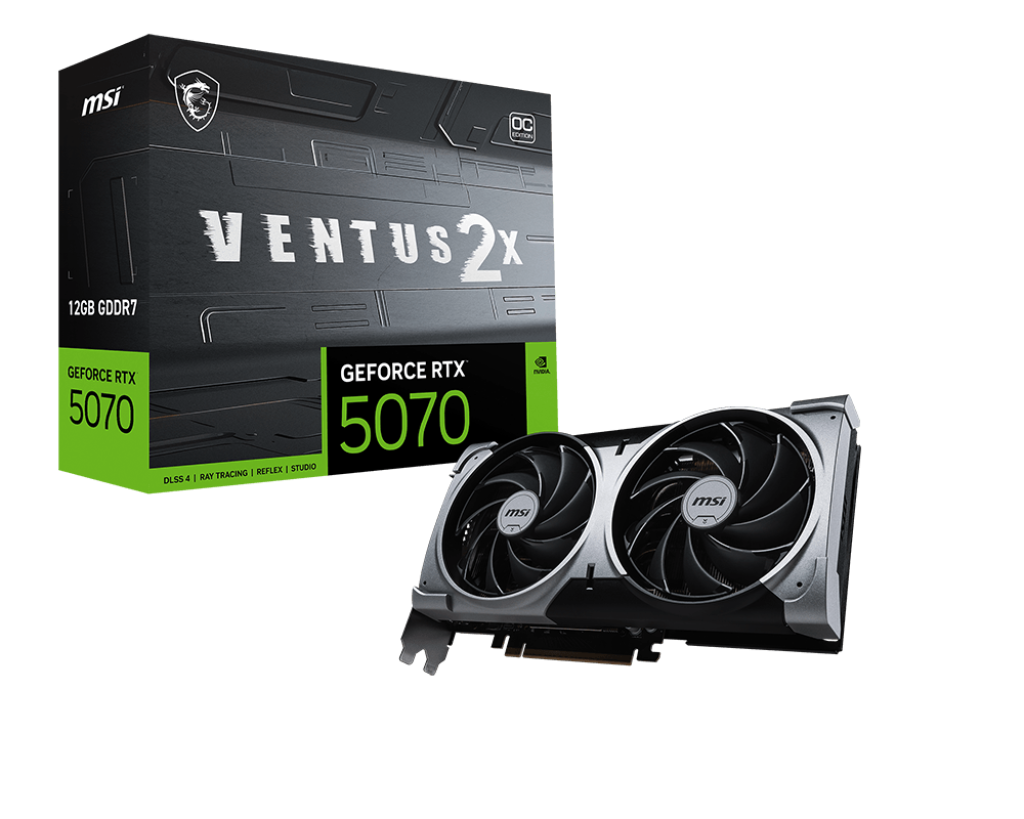 RTX5070 VENTUS 2X OC 125G GDDR7 WHITE