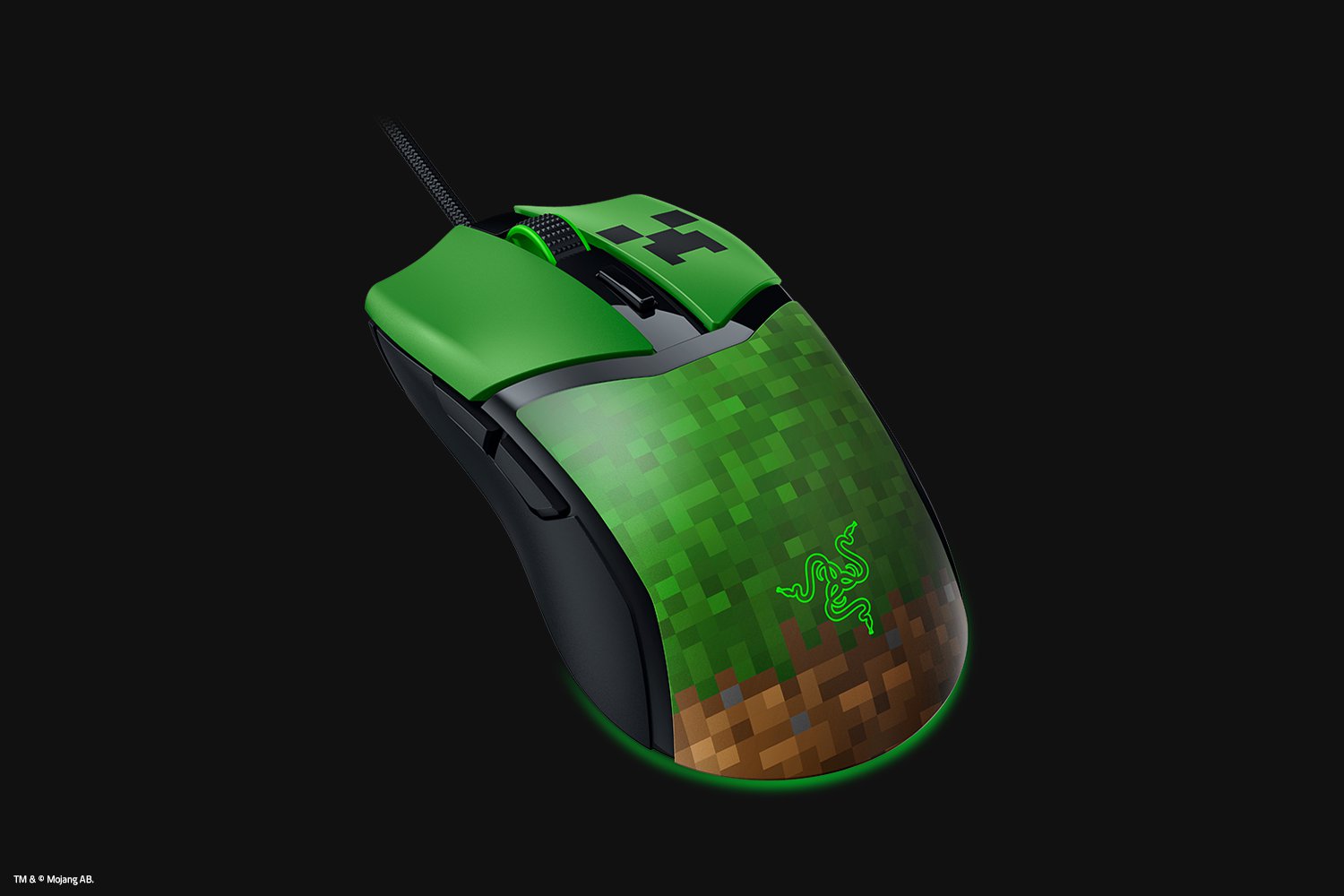 RAZER COBRA WIRED GAMING MOUSE MINECRAFT EDITION thumbnail 3