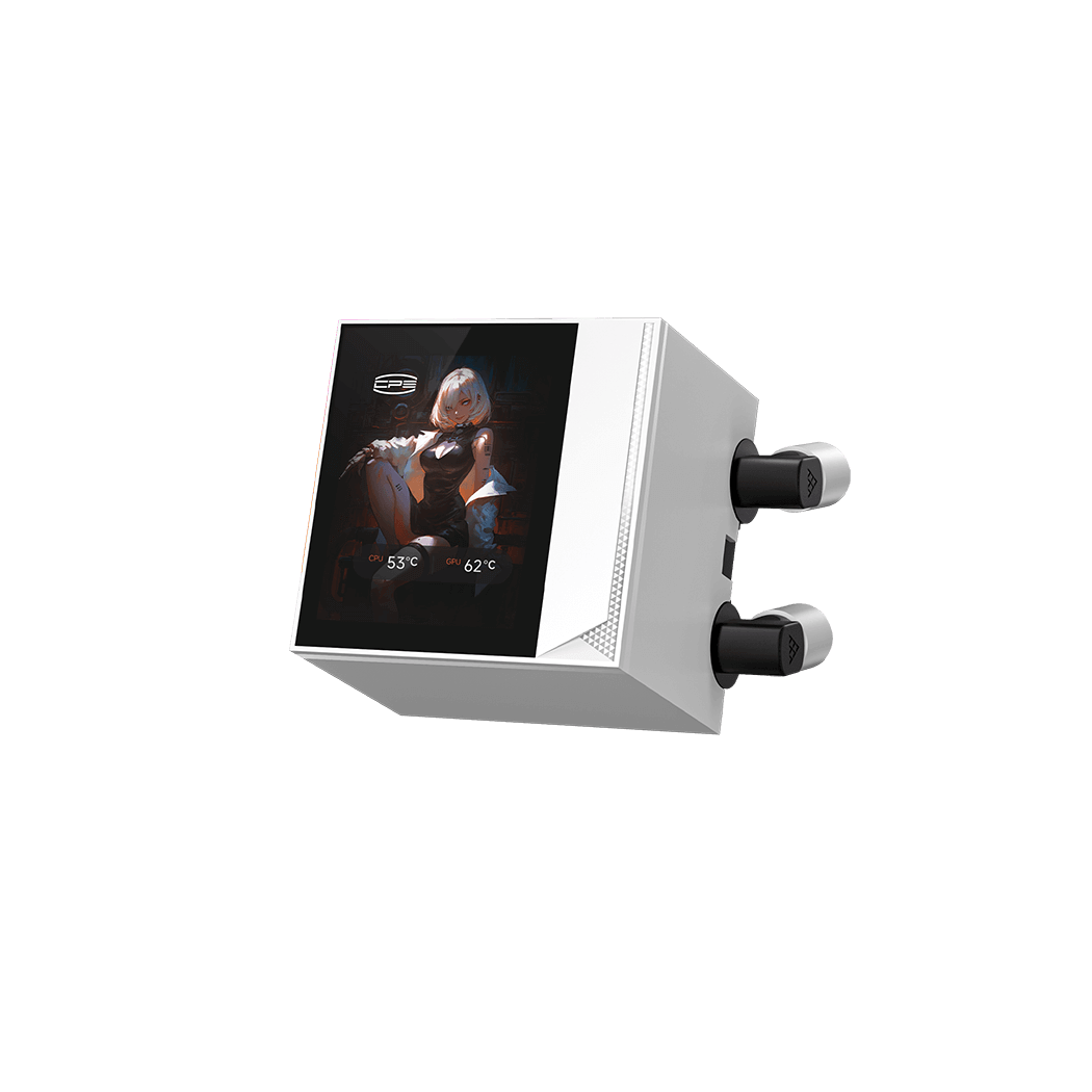 PC COOLER DC360 PRO ARGB DISPLAY WHITE thumbnail 4