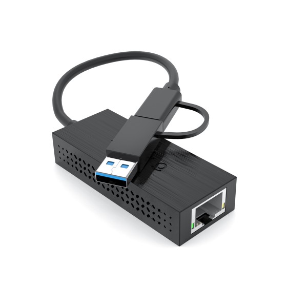 USB-C and USB-A to 2.5 Gigabit Ethernet Adapter thumbnail 2