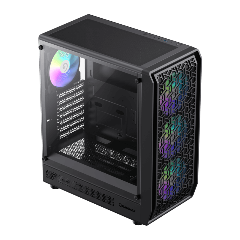 GAMEMAX FORGE AB ATX CASE BLACK thumbnail 8