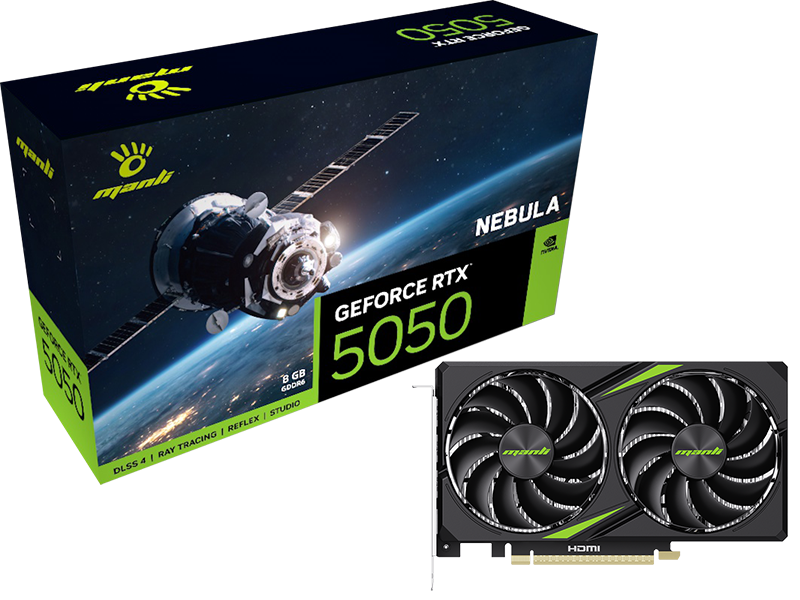 MANLI RTX5050 8GB GDDR6 NEBULA X2 thumbnail 6