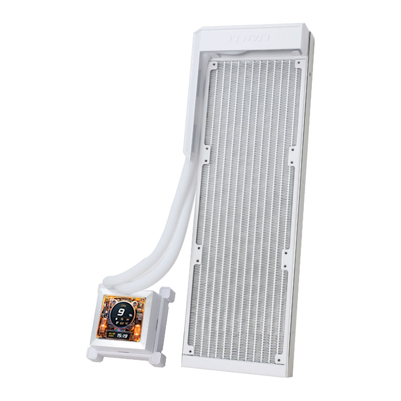LIAN LI HYDROSHIFT LCD 360N RADIATOR ONLY, NO FAN WHITE thumbnail 2