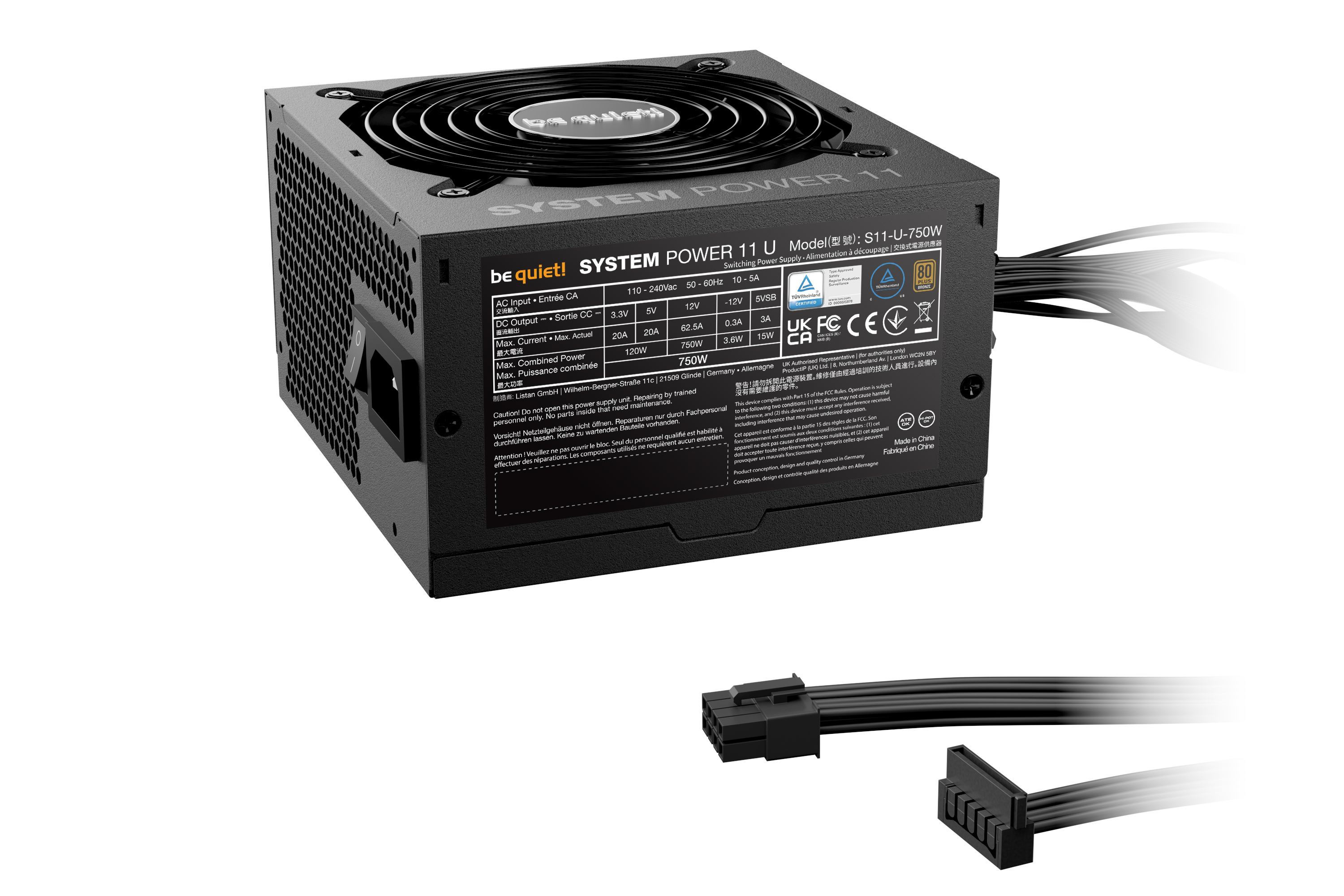 BE QUIET! SYSTEM POWER 11 U 750W thumbnail 2