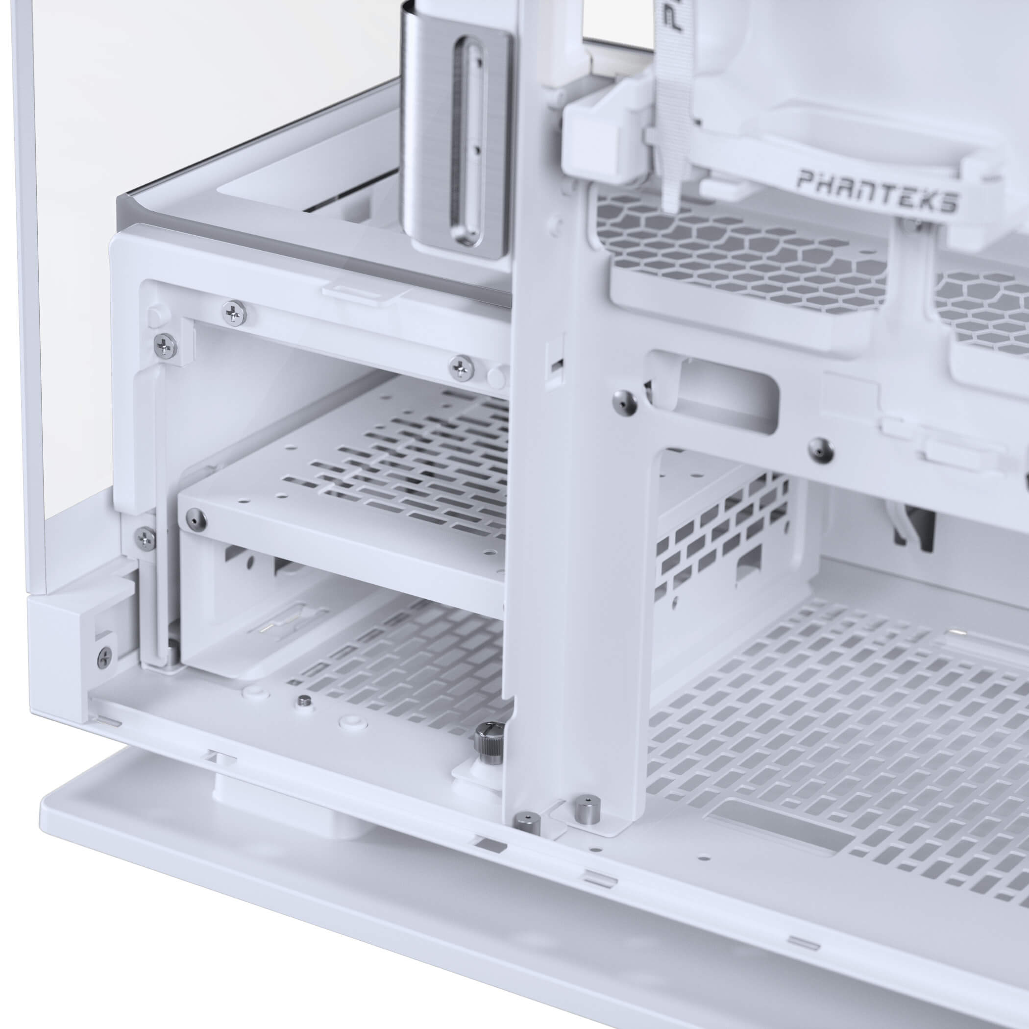 PHANTEKS EVOLV X2 TEMPERED GLASS MID TOWER CASE WHITE thumbnail 9