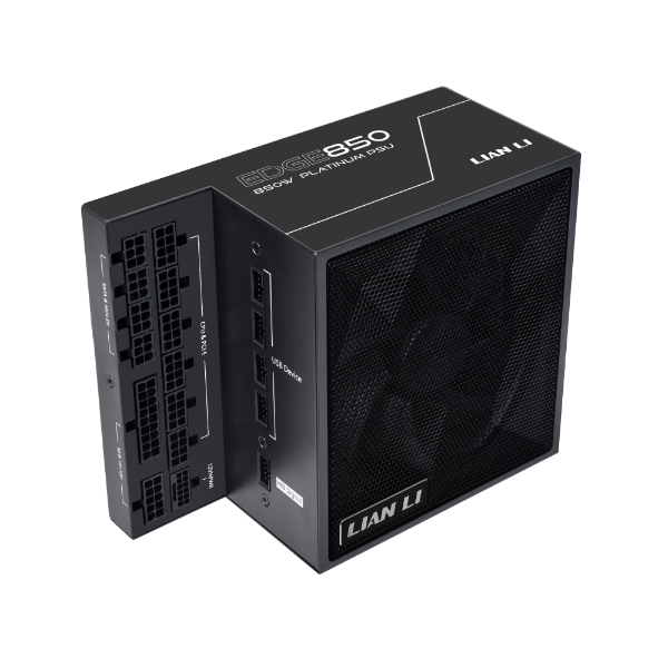 LIAN LI EDGE SERIES 850W ATX 3.1 FULL MODULAR PLATINUM BK thumbnail 2