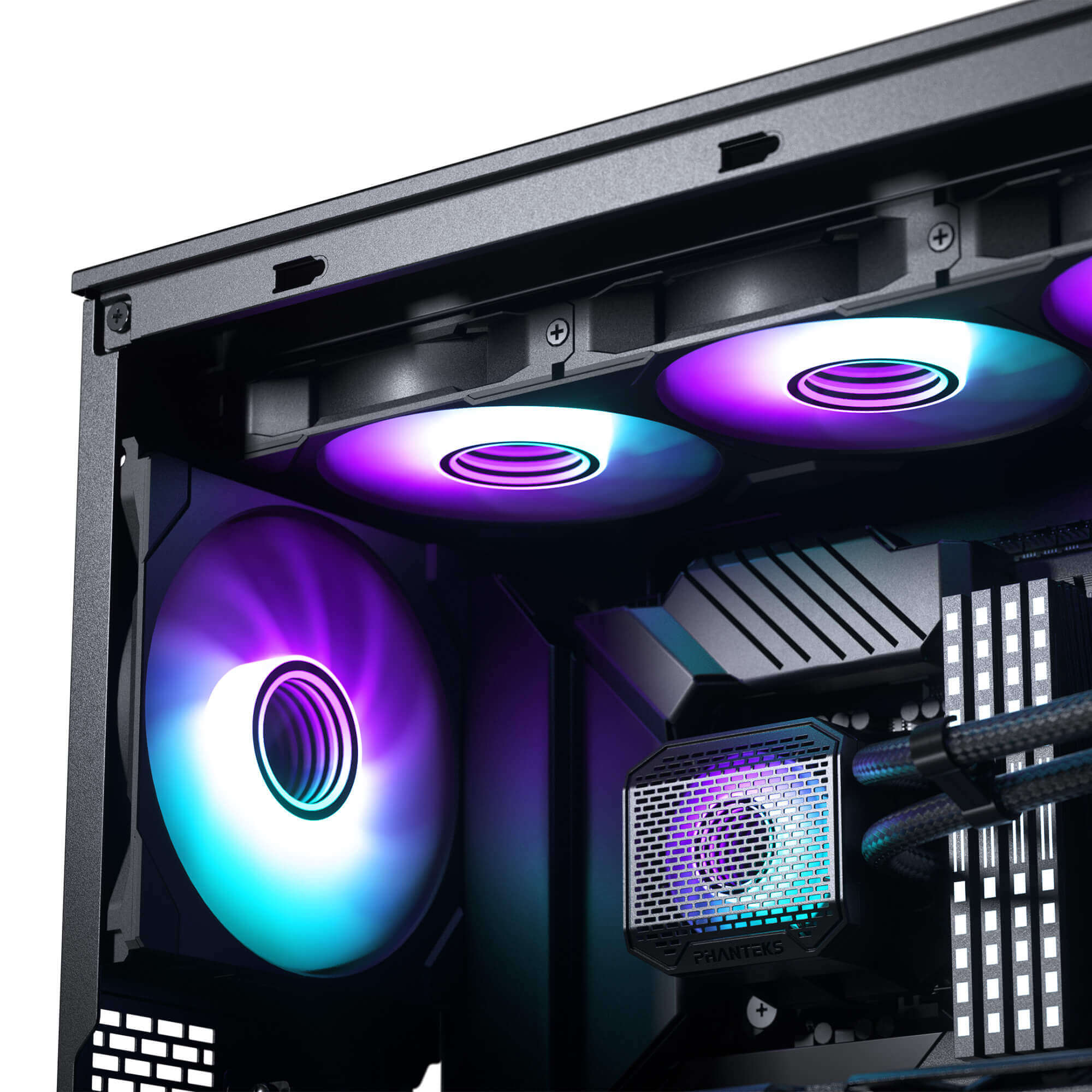 PHANTEKS GLACIER ONE 360M25 G2 DRGB AIO LIQUID COOLER BLACK thumbnail 5