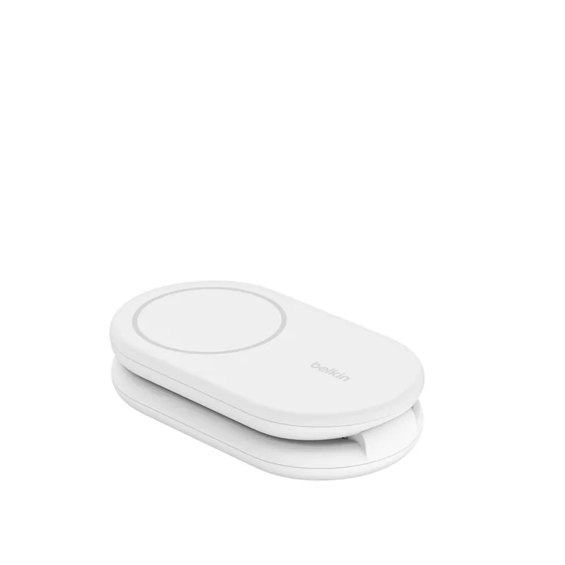 BELKIN BoostCharge2 合 1 Qi2 磁力可摺疊無線充電器 15W 白 thumbnail 2