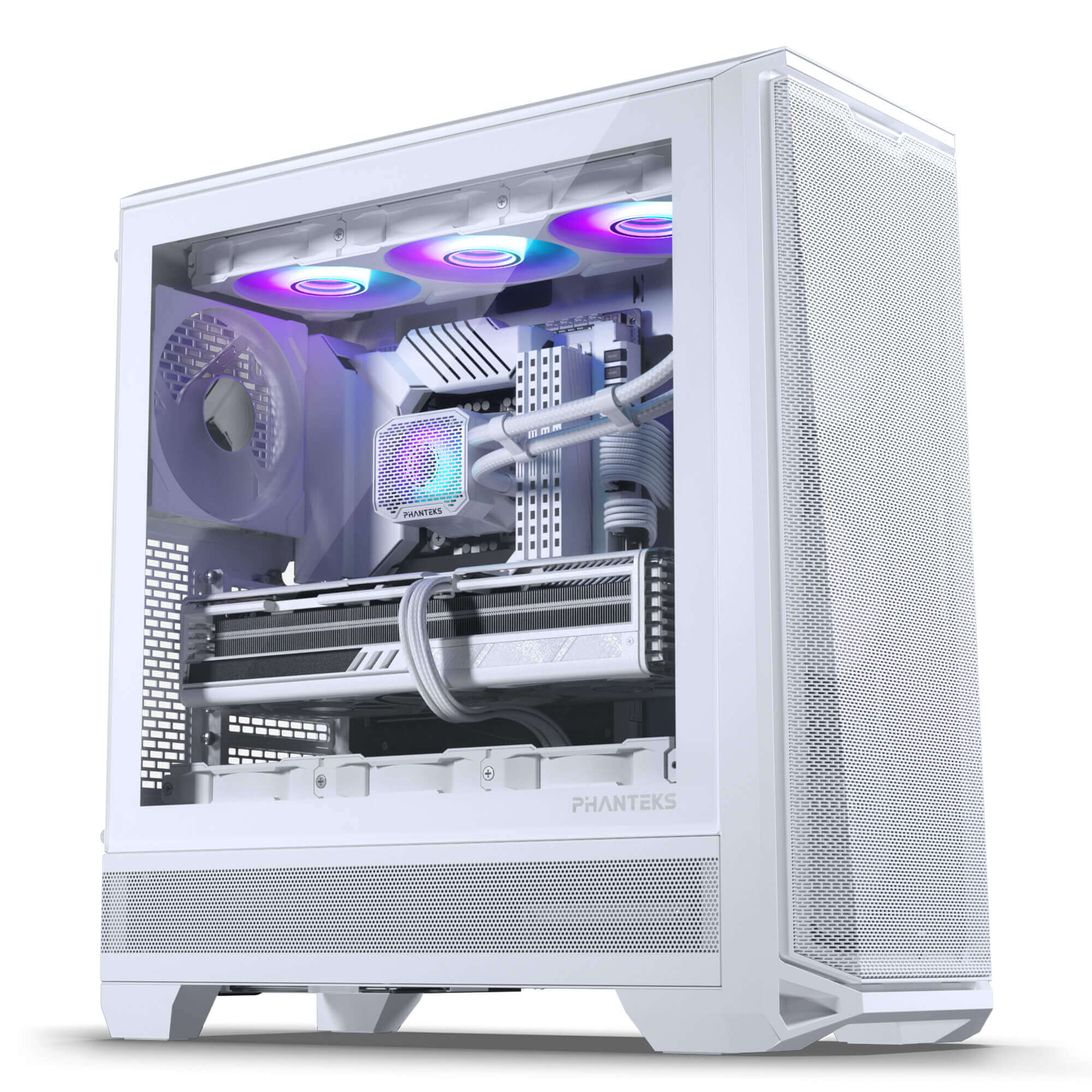 PHANTEKS GLACIER ONE 360M25 G2 DRGB AIO LIQUID COOLER WHITE thumbnail 7