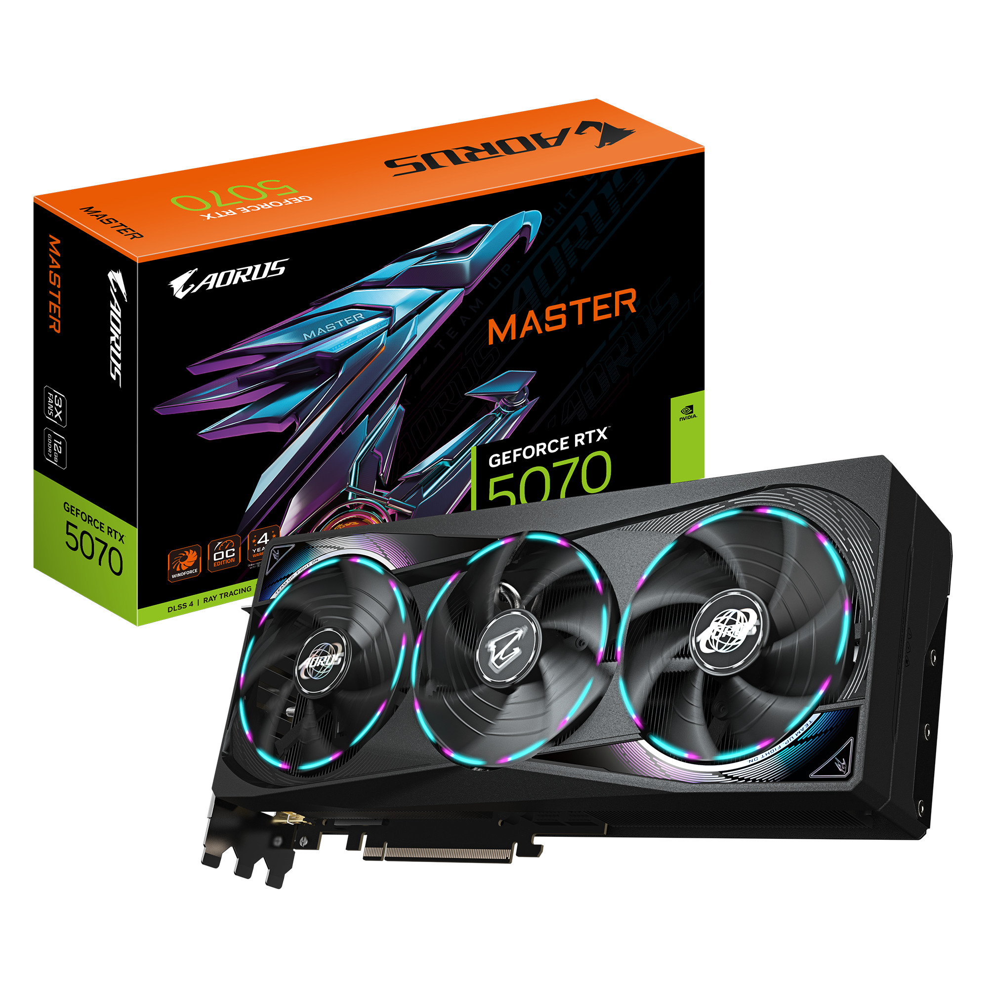 RTX5070 AORUS MASTER 12GB GDDR7