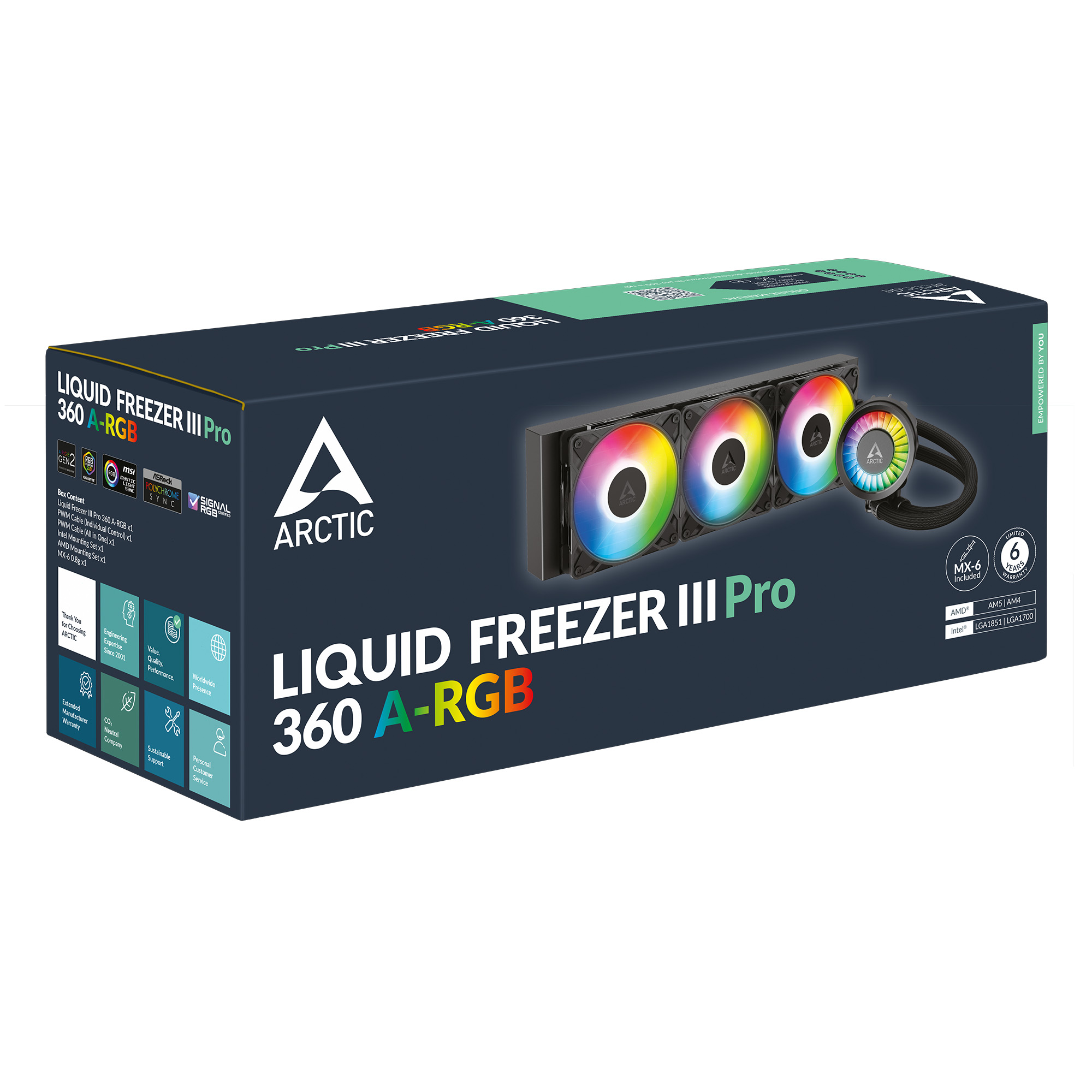ARCTIC LIQUID FREEZER III PRO 360 ARGB BLACK thumbnail 6