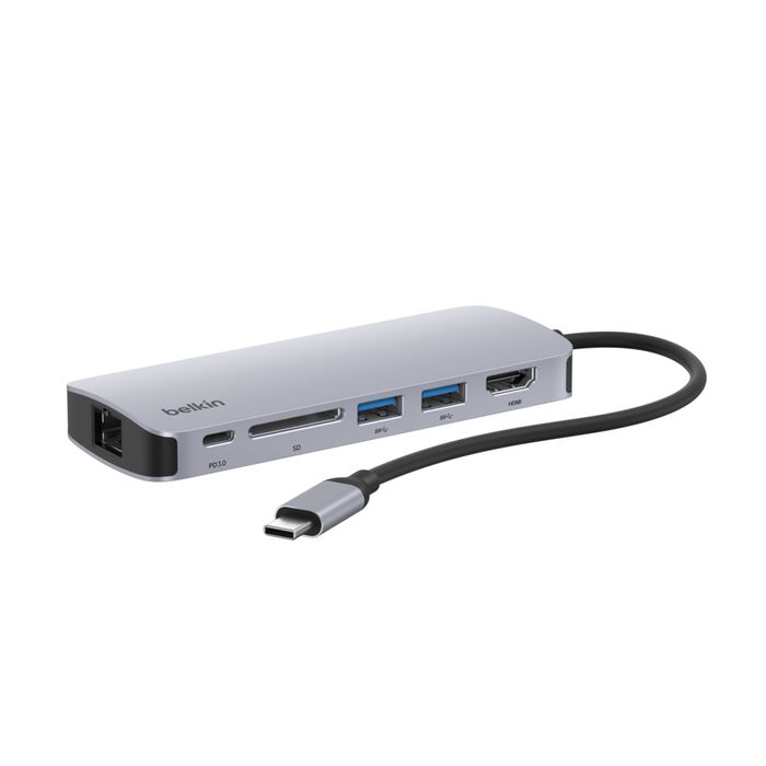 BELKIN USB-C 6 合 1 高速多媒體集線器 thumbnail 3