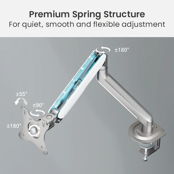 ECONOMICAL SPRING-ASSISTED MONITOR ARMS thumbnail 5