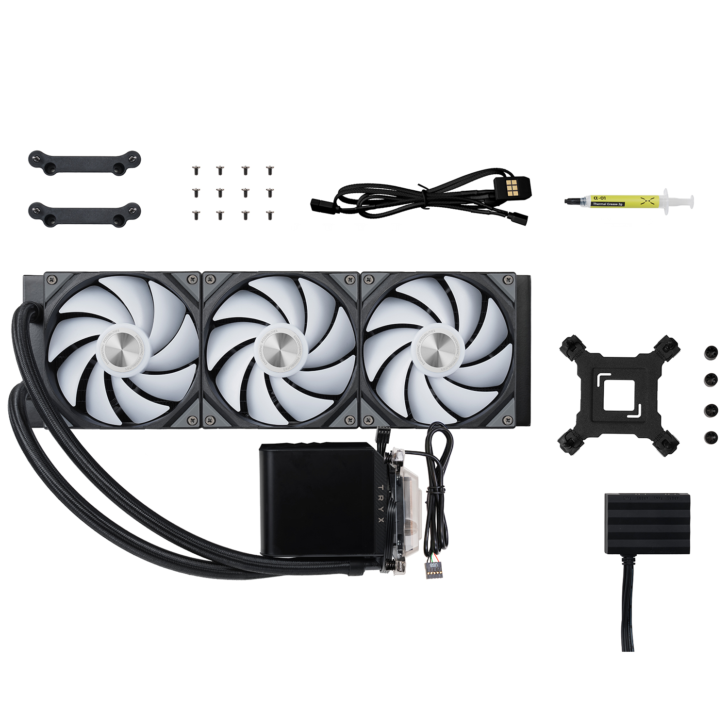 TRYX PANORAMA ARGB 360 BLACK UPGRADE thumbnail 5