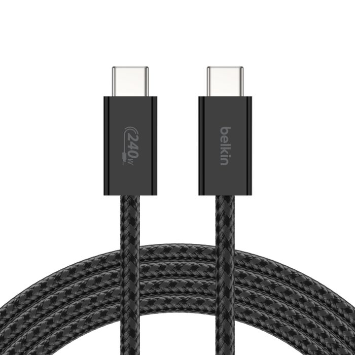 BELKIN BoostCharge USB-C至USB-C編織連接線(240W/1.5米/2PK) thumbnail 4