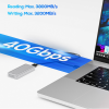 40Gbps USB4 Type-C Tool-Free Enclosure for M.2 thumbnail 2