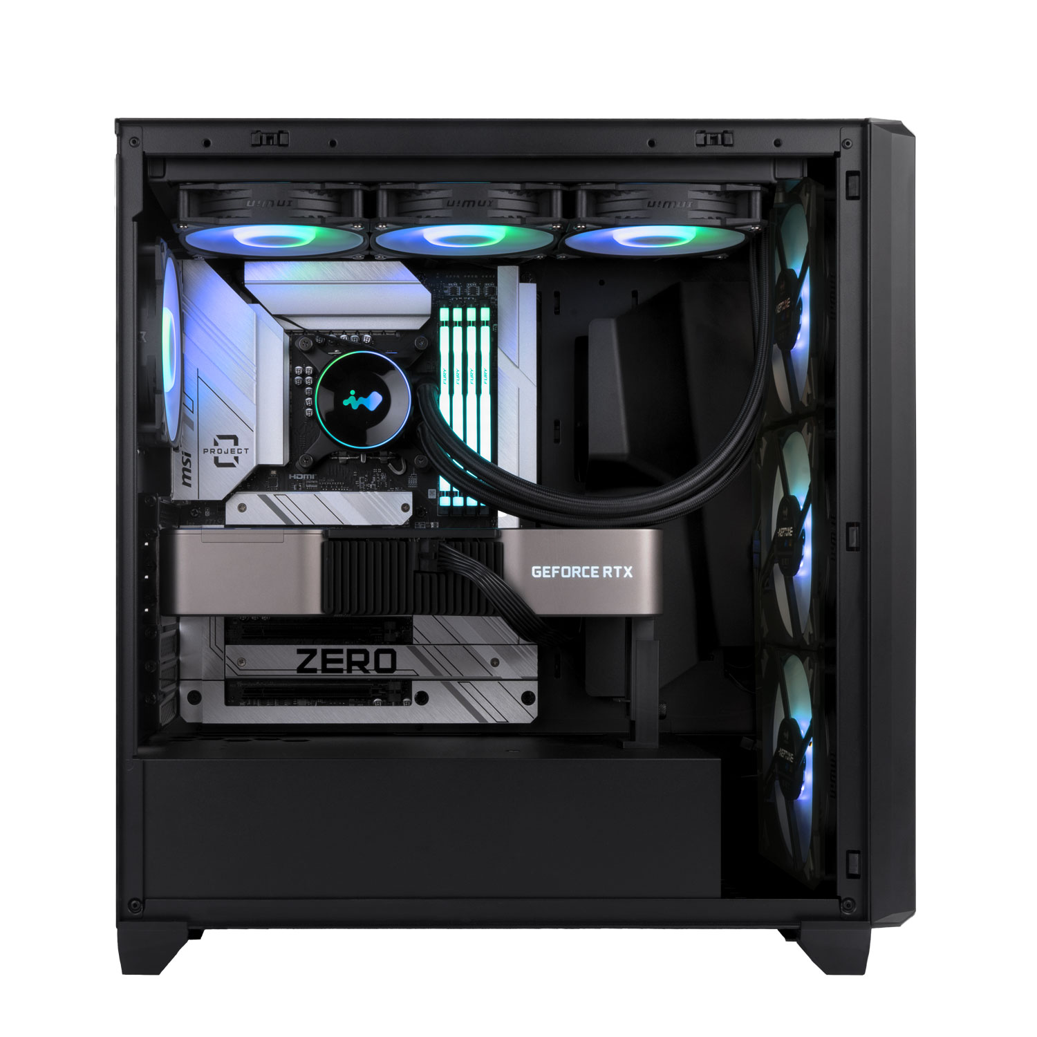 IN WIN D5 MID TOWER BACK CONNECT CASE BLACK thumbnail 8