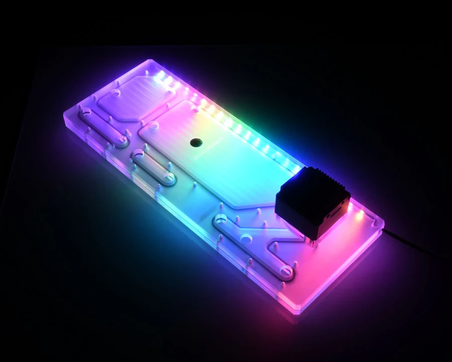BYKSKI DISTRO PLATE FOR TT PREMIUN AHT600-PMMA WITH ARGB thumbnail 5