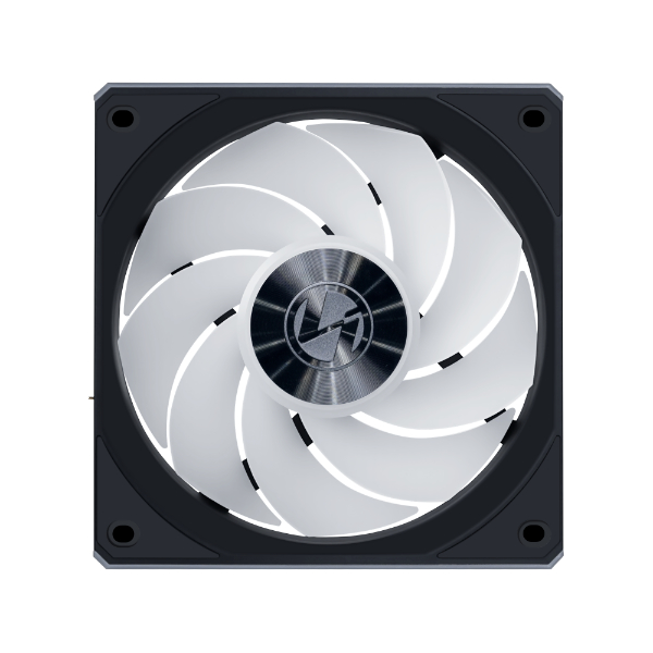 LIAN LI 120MM UNI FAN R12CL LED REVERSE WIRELESS BK(3PACK) thumbnail 5