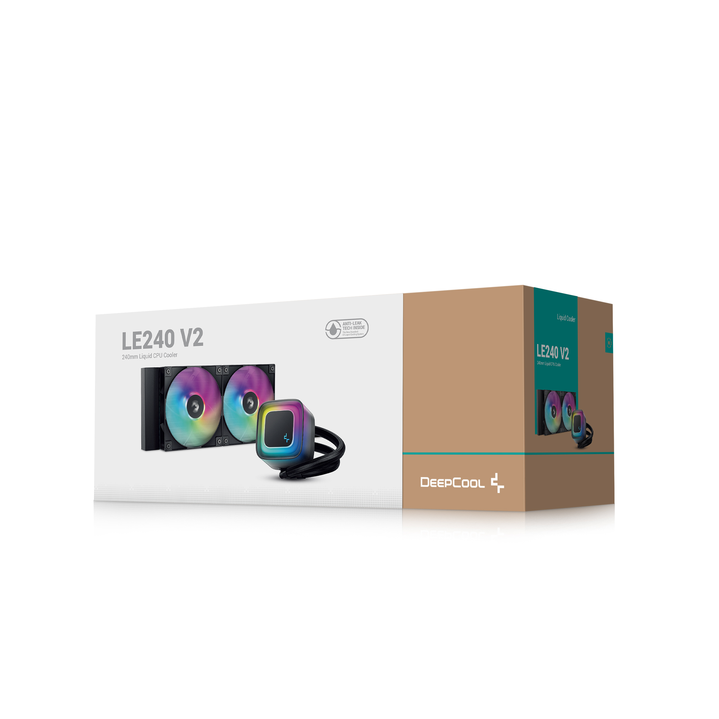 DEEPCOOL LE240 V2  240MM ARGB LIQUID CPU COOLER BLACK thumbnail 6