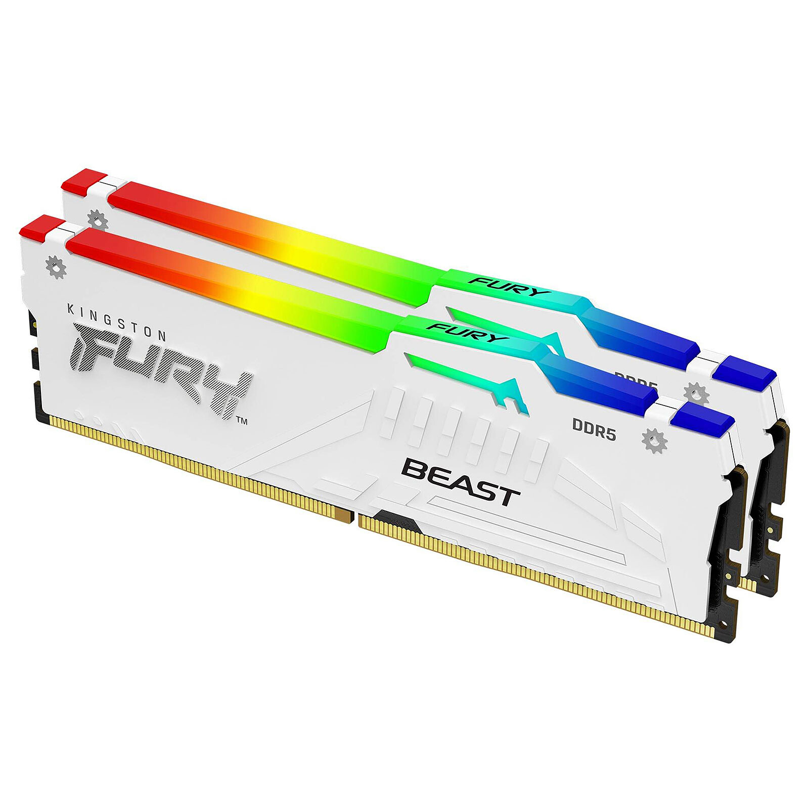 KINGSTON FURY BEAST WHITE EXPO 64G(32G*2) DDR5 6000MT/S thumbnail 4