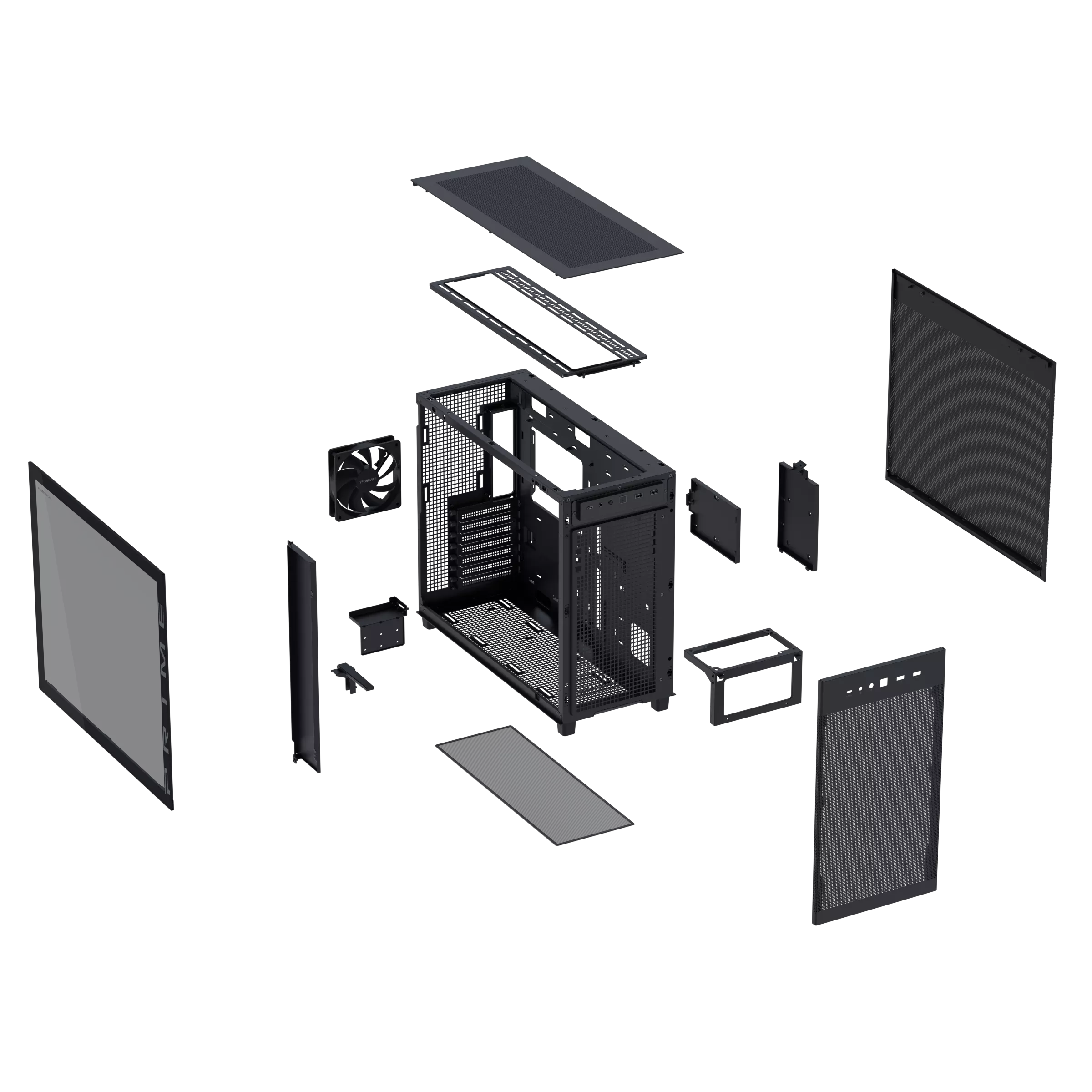 ASUS PRIME AP303 TEMPERED GLASS PANEL BLACK thumbnail 12
