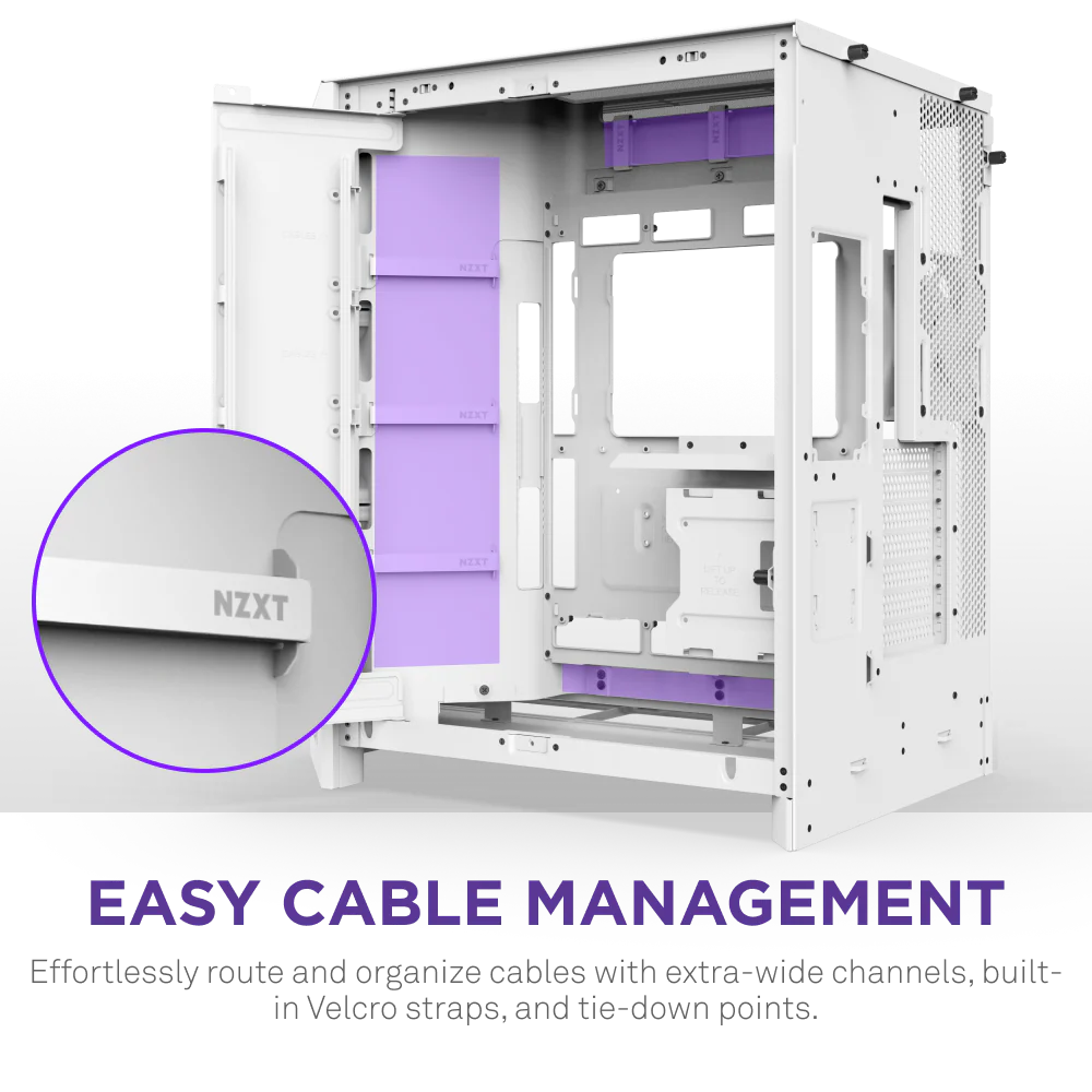 NZXT H9 FLOW V2 EDITION (2025) ALL WHITE thumbnail 9