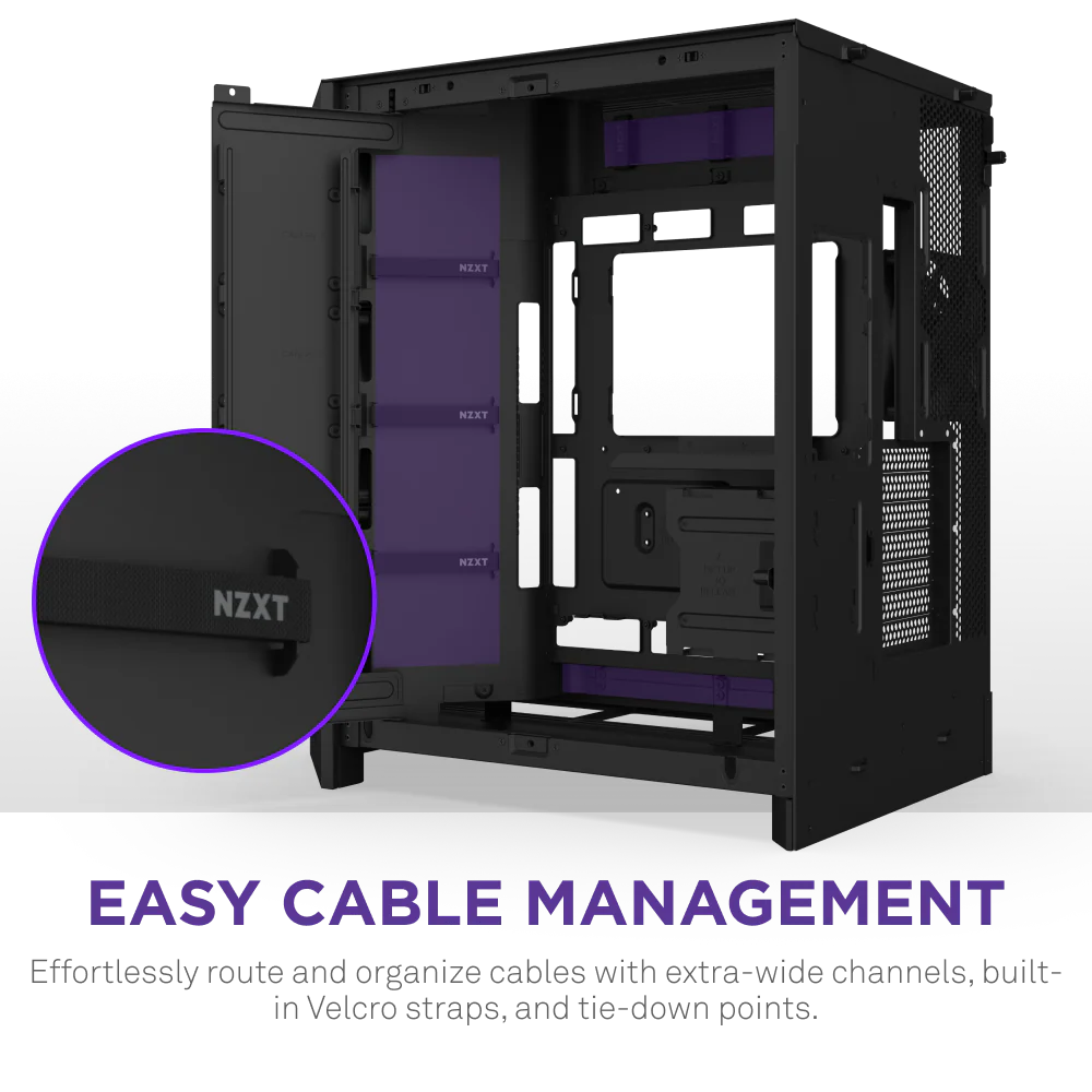 NZXT H9 FLOW RGB V2 EDITION (2025) ALL BLACK thumbnail 5