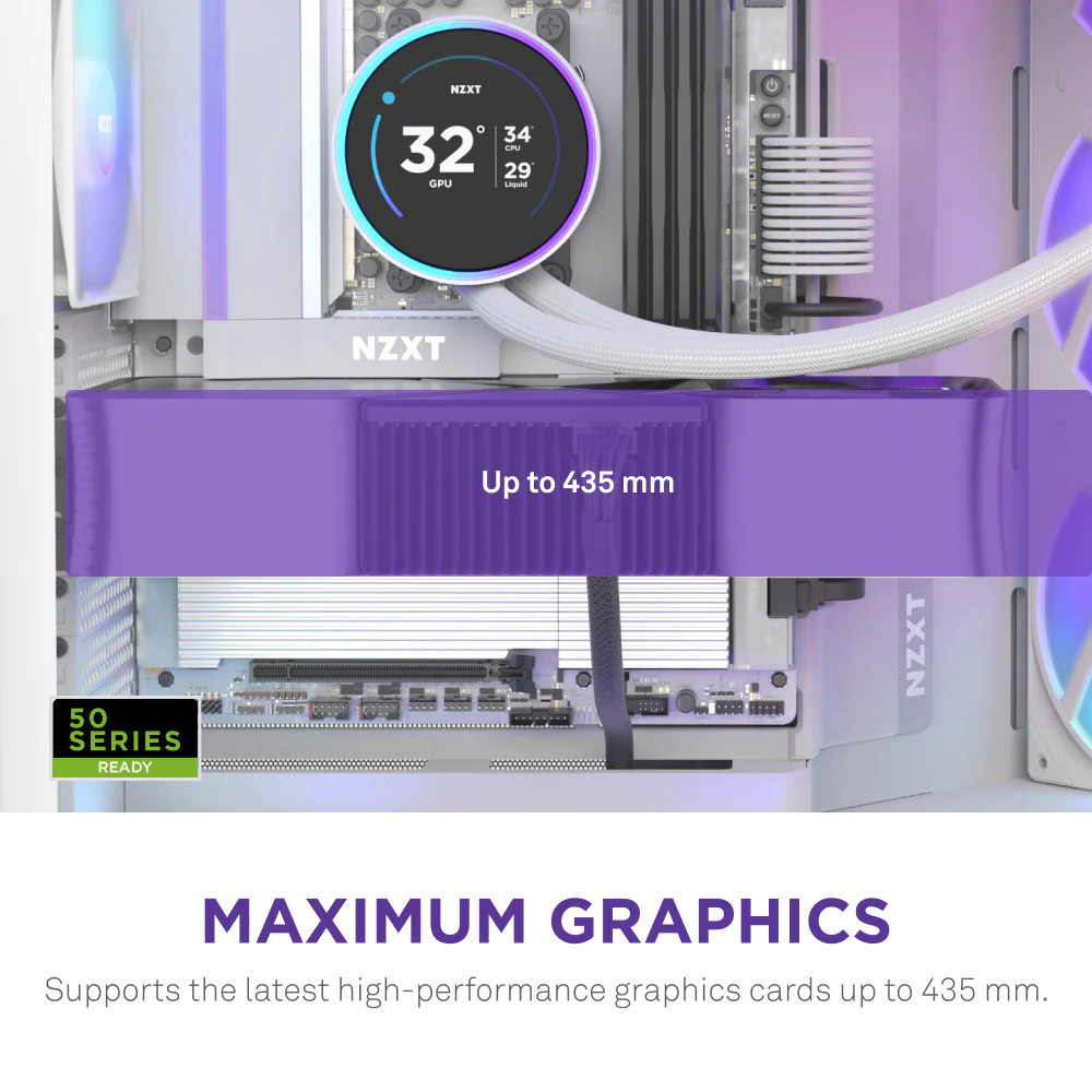 NZXT H9 FLOW RGB V2 EDITION (2025) ALL WHITE thumbnail 6