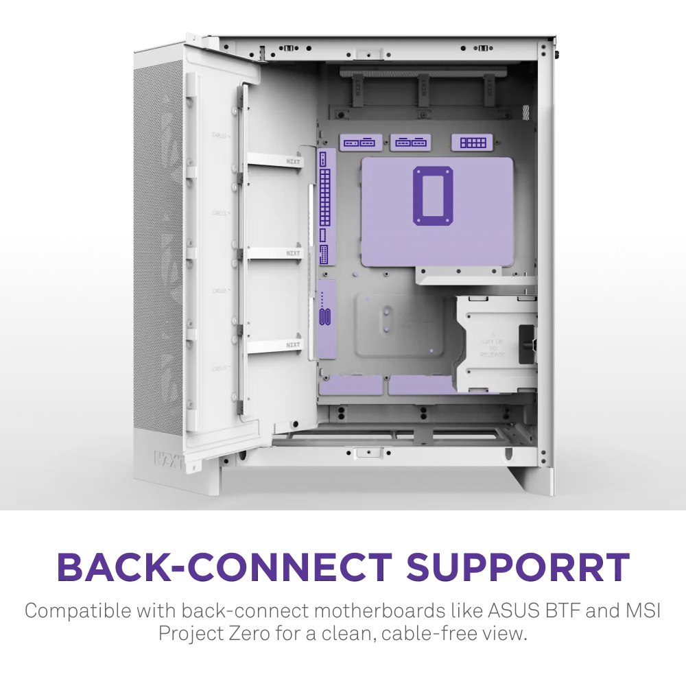 NZXT H9 FLOW RGB V2 EDITION (2025) ALL WHITE thumbnail 9