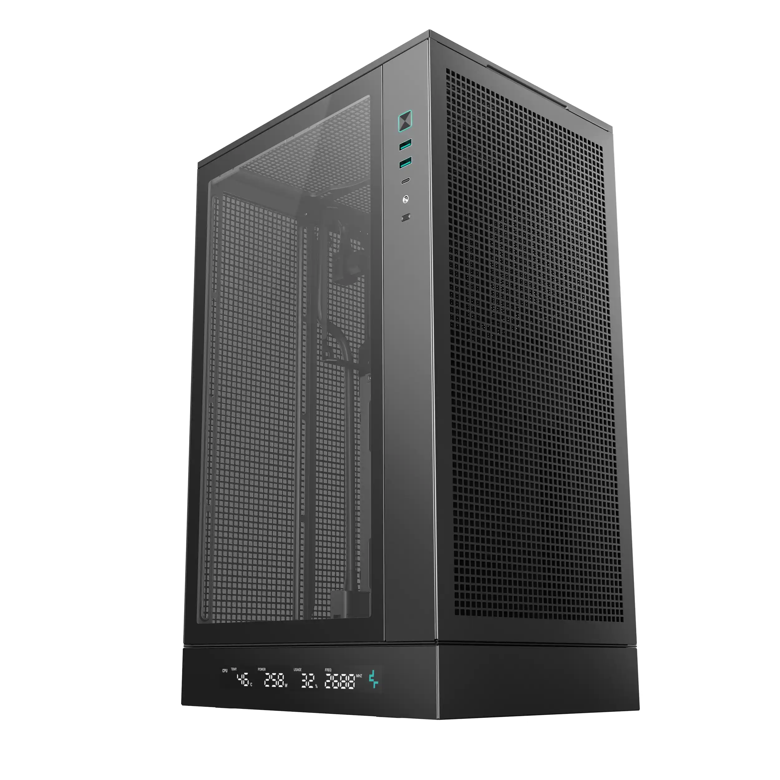 DEEPCOOL CH270 DIGITAL MATX CASE BLACK thumbnail 2