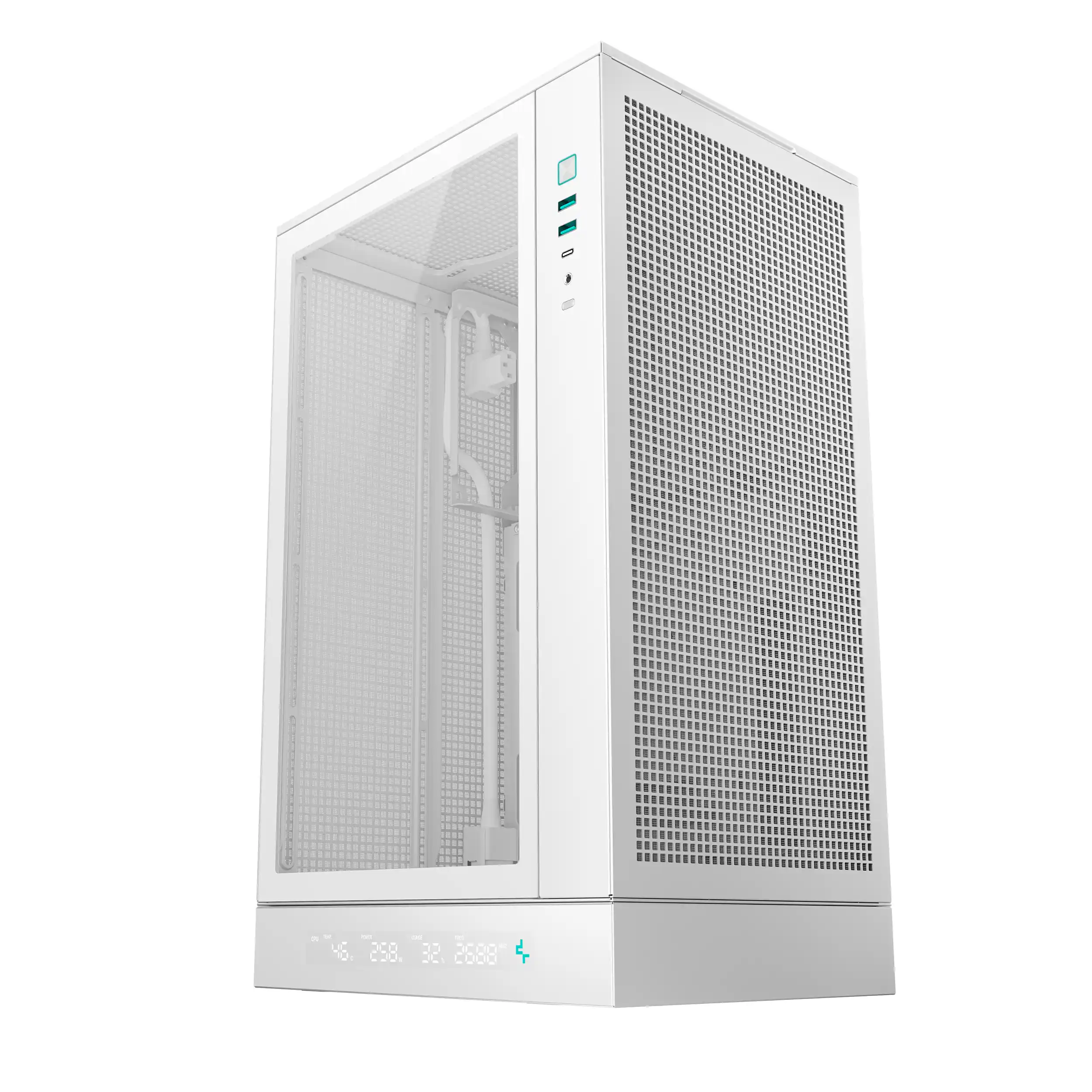 DEEPCOOL CH270 DIGITAL MATX CASE WHITE thumbnail 2