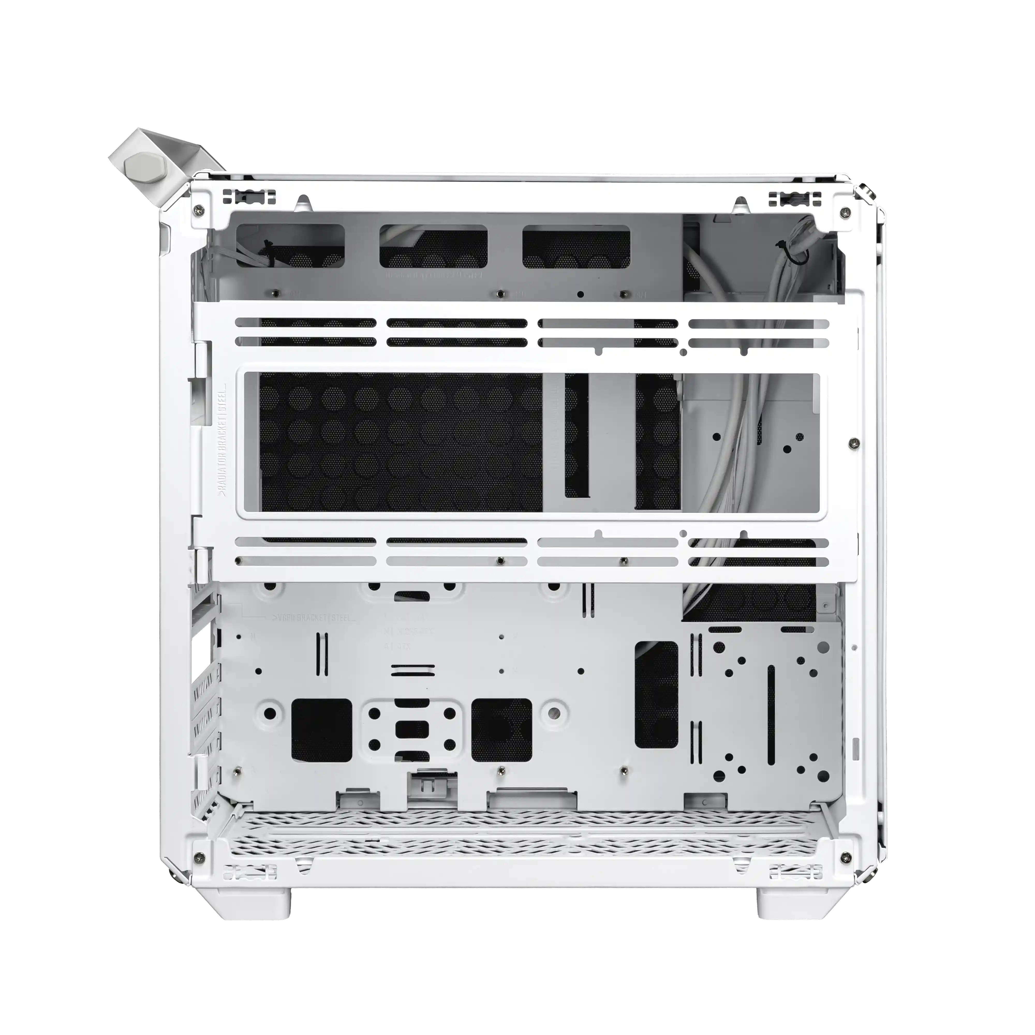COOLER MASTER QUBE 500 FLATPACK ATX CASE WHITE thumbnail 6