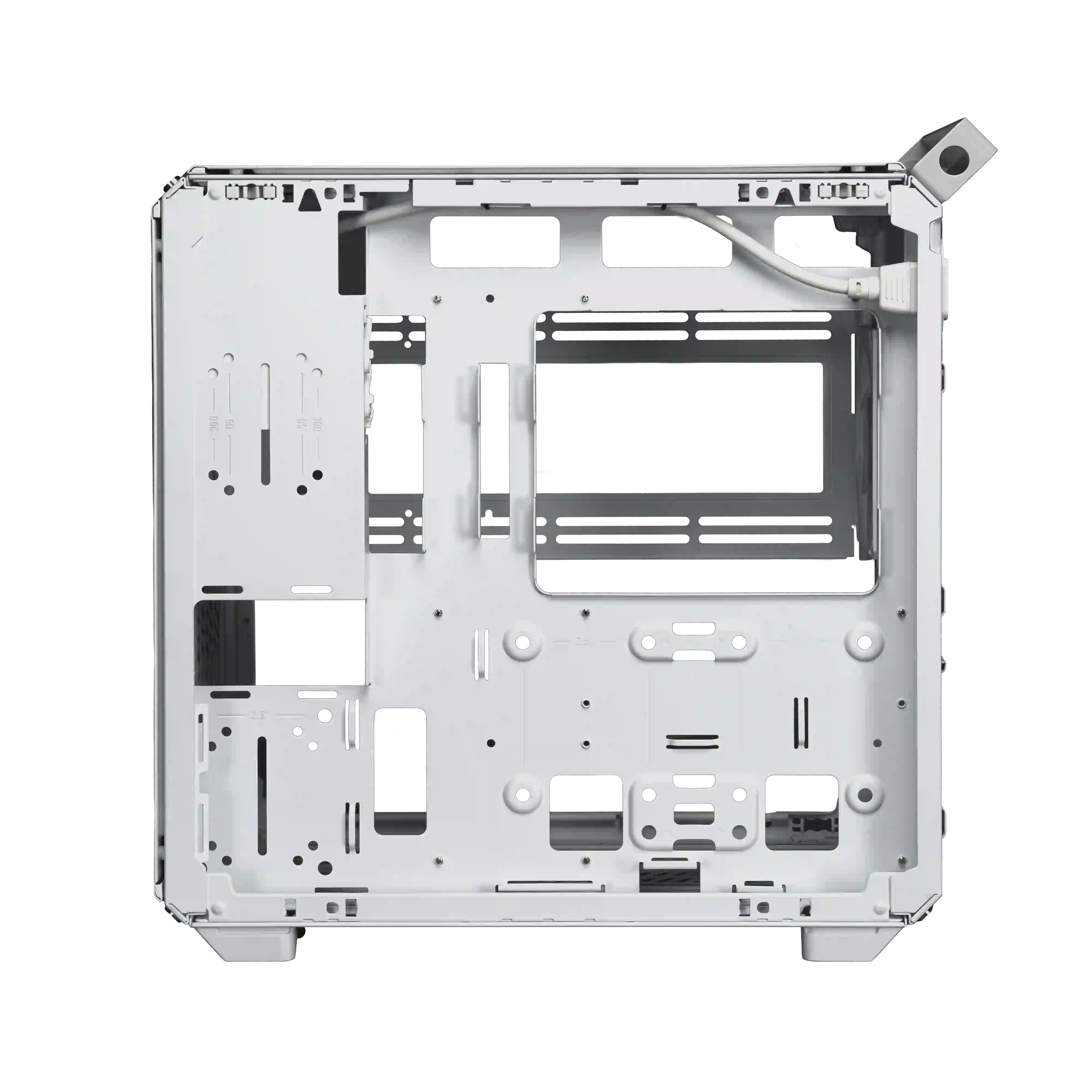 COOLER MASTER QUBE 500 FLATPACK ATX CASE WHITE thumbnail 7