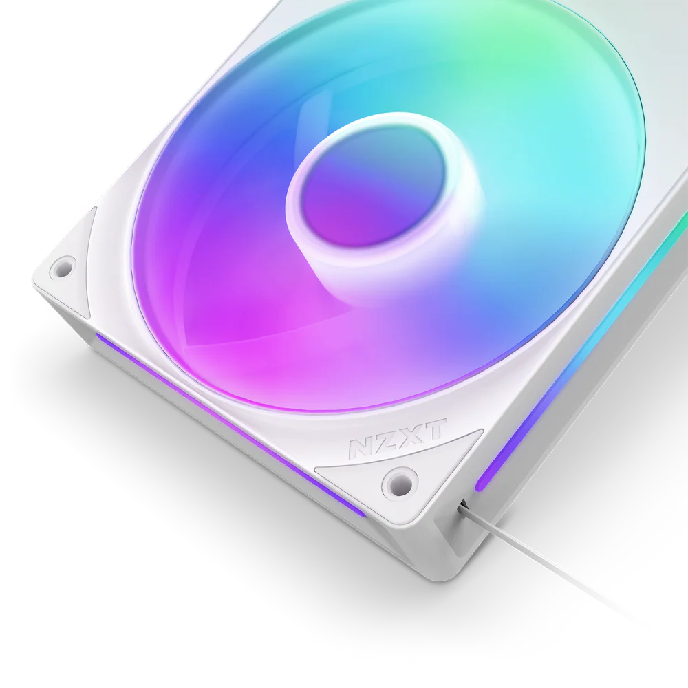 NZXT F240 RGB CORE FAN WHITE (SINGLE FRAME) thumbnail 4