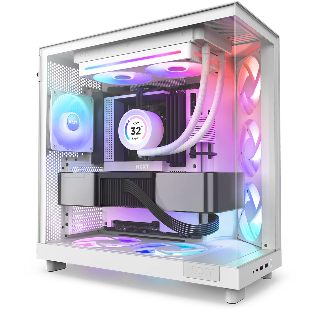 NZXT F240 RGB CORE FAN WHITE (SINGLE FRAME) thumbnail 5