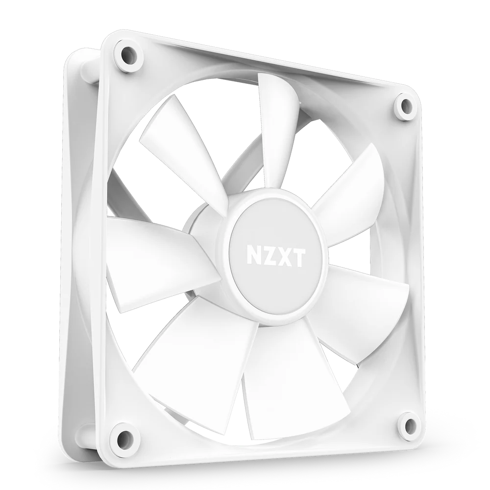 NZXT F120 RGB CORE 120MM HUB-MOUNTED RGB FAN WHITE thumbnail 5