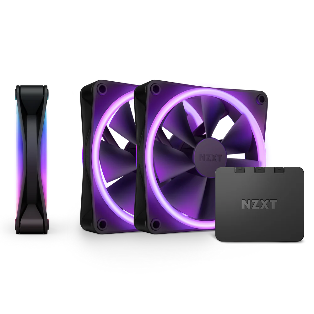 F120 RGB DUO TRIPLE PACK 120MM FAN BLACK