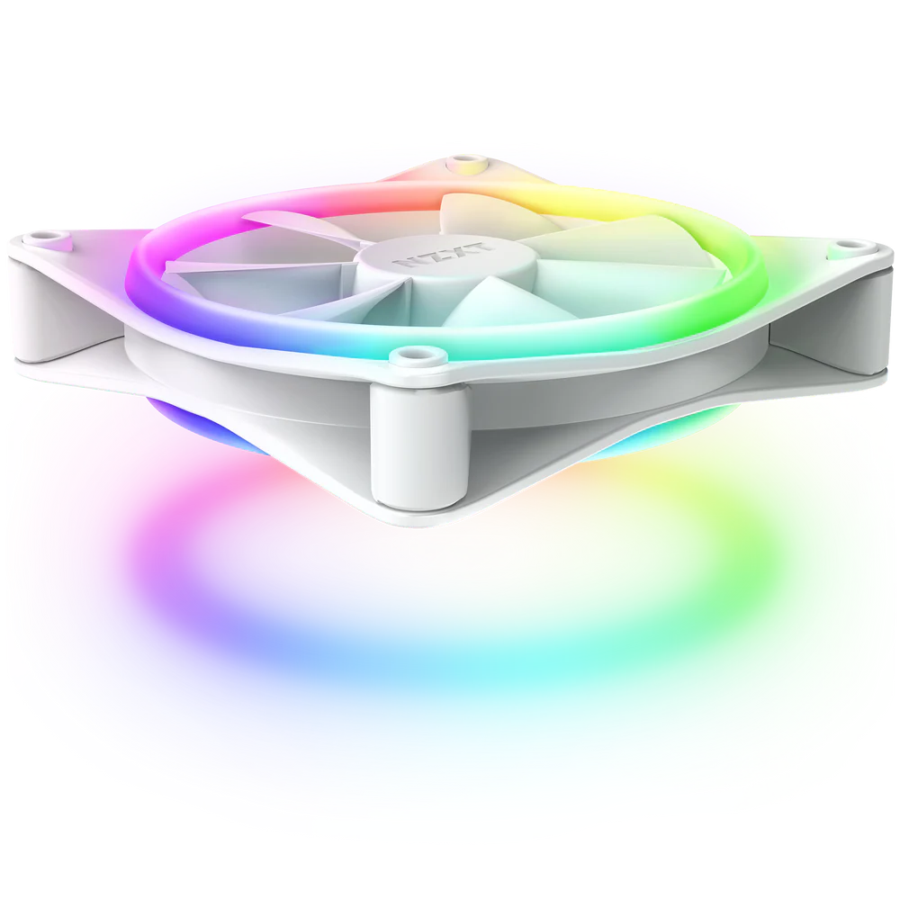 NZXT F120 RGB DUO TRIPLE PACK 120MM FAN WHITE thumbnail 2