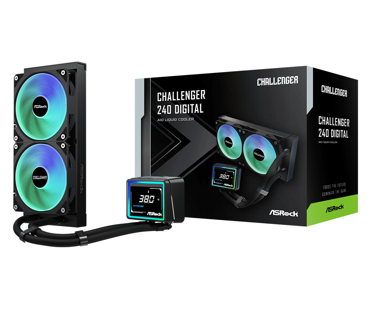 ASROCK CHALLENGER 240 DIGITAL ARGB BLACK