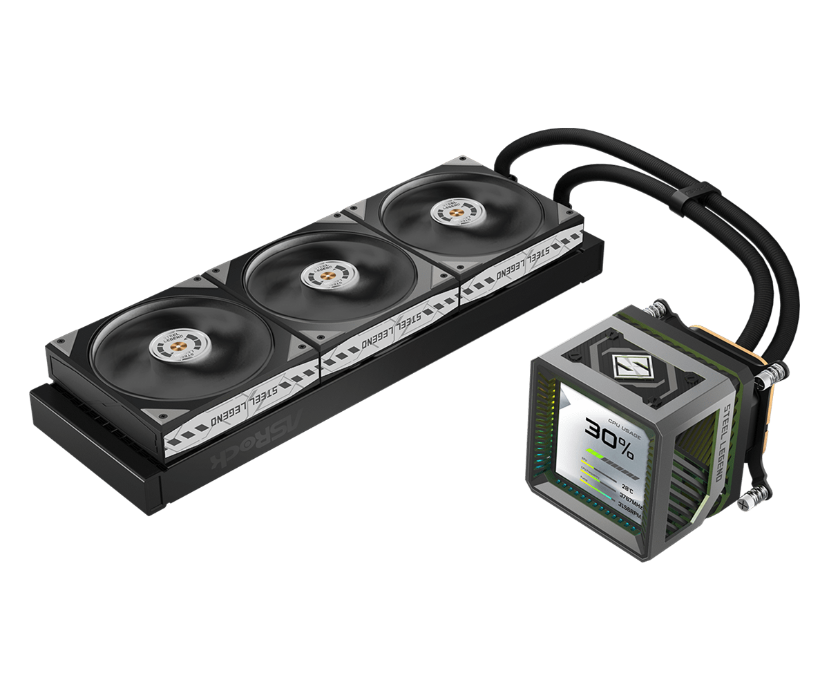 ASROCK STEEL LEGEND DARK 360 LCD thumbnail 5