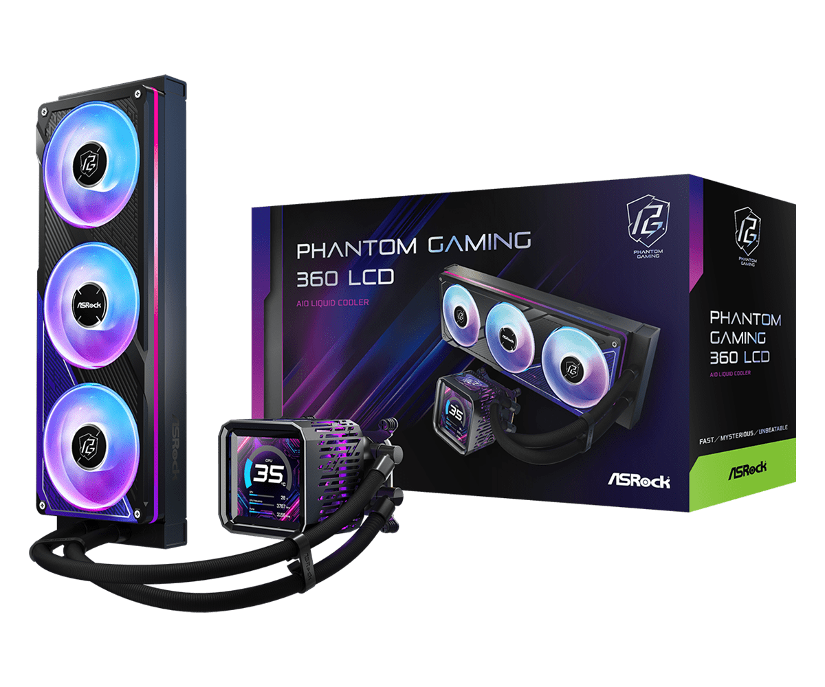 ASROCK PHANTOM GAMING 360 LCD ARGB