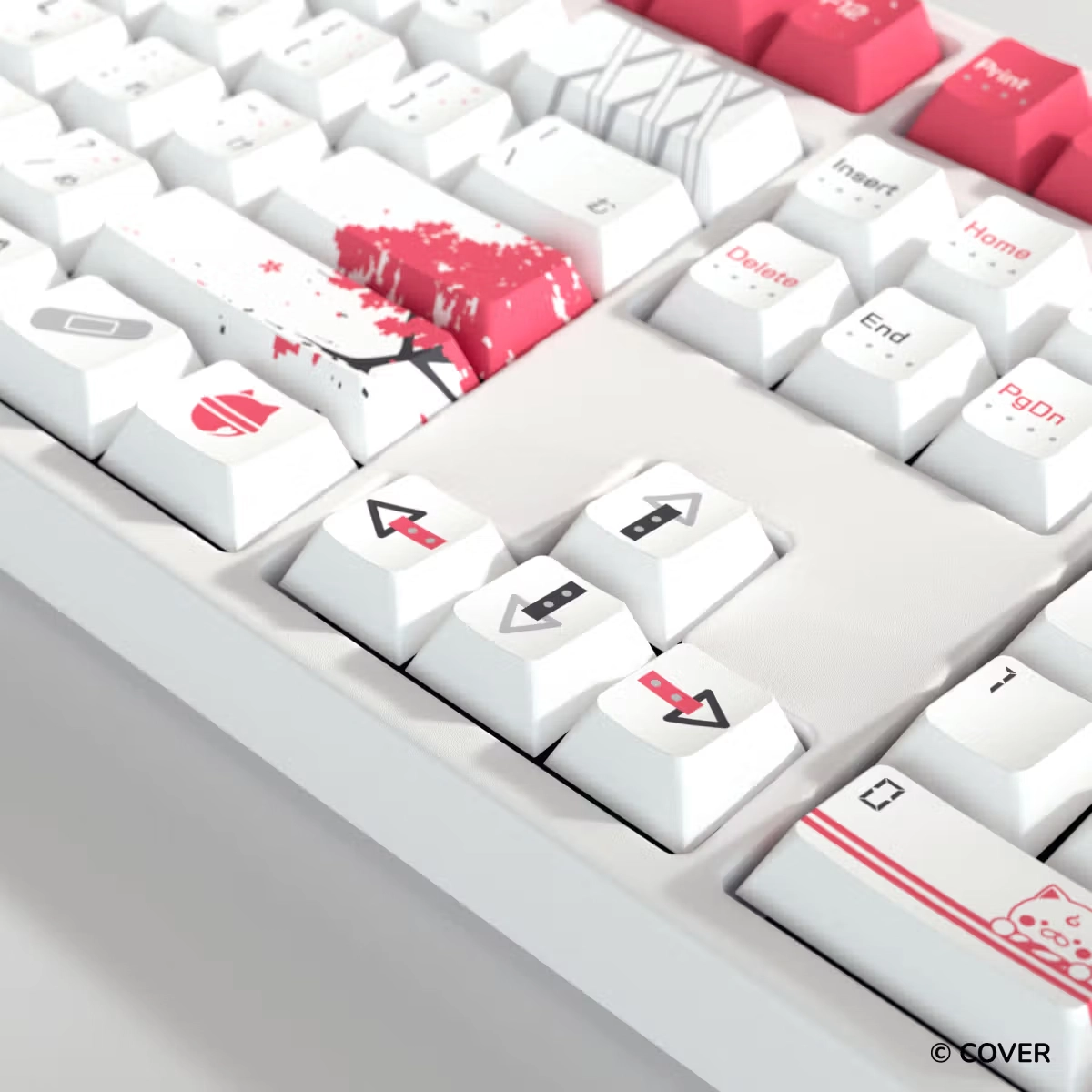 HYTE Sakura Miko Keycap Set and Desk Pad Bundle(WHITE) thumbnail 5