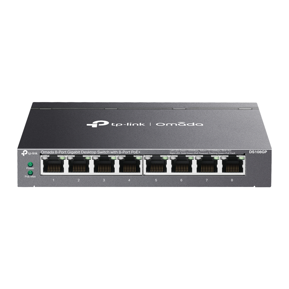 TP-LINK Omanda 8-Port Gigabit Unmanaged Switch W/PoE+